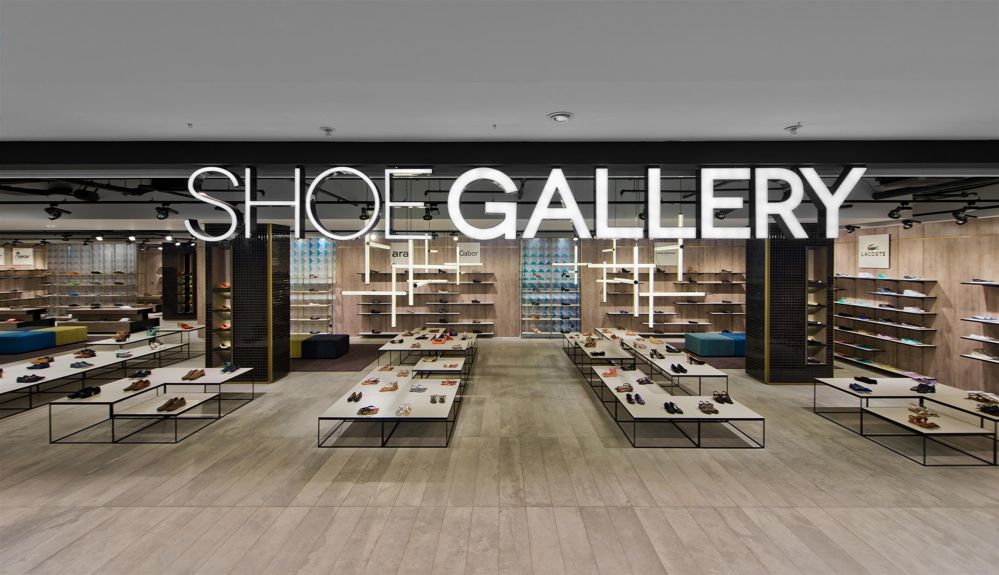 modern shoe store